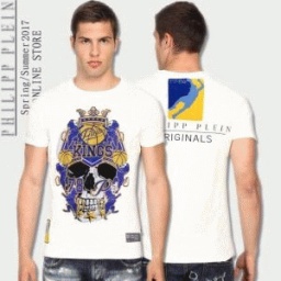 2017春夏 完売品！ PHILIPP PLEIN フィリッププレイン 半袖Tシャツ 2色可選