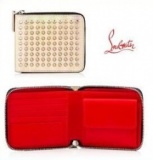 愛用できる　クリスチャン ルブタン財布　 Panettone Spikes コンパクト 収納できる財布.