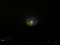 第65回みなと祭花火大会灯籠流し