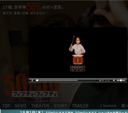 50/50 フィフティ・フィフティ 公開
