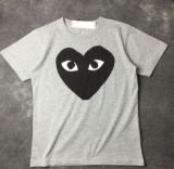 シンプルなデザインCOMME des GARCONS コムデギャルソン グレー半袖Tシャツ_品質保証