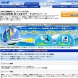インターネット活用！ANA国際線 選べる夏のボーナスキャンペーン