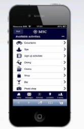 MSCディヴィーナの専用アプリで船上サービスを活用しましょう