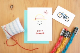 親子で楽しむ“紙ししゅうの会” ～夏の思い出編～