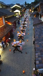 吹屋ベンガラ灯り