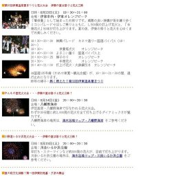 第33回伊東温泉箸まつりと花火大会 伊東の夏は祭りと花火三昧