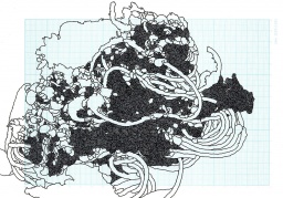 児玉香織｜方眼紙と線