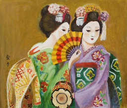 「絵画展 口と足で表現する世界の芸術家たち」