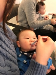 妊娠・子育て中の方向け離乳食・食育講座を開催（岐阜県羽島郡笠松町）2018年3月13日、芳本信子...