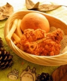 絵本カフェ企画オープン親子参加OK!【１０００円マスコミ絶賛！ココチのチキンバスケット３個付...