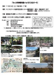 ゲッコの仲間の集いinモリコロパーク