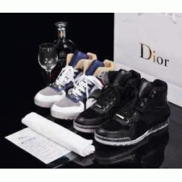 個性派 DIOR ディオール ハイカットスニーカー 2色可選