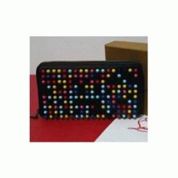 【クリスチャンルブタン Ch*istian Loub*utin】 長財布 スタッズ付き メンズファッション イタ...