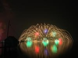 水郷祭湖上大花火