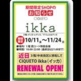 期間限定SHOP【CIQUETO ikka】