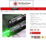 Pointeur Laser Vert 10000mW