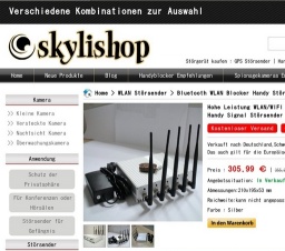 WLAN/WIFI Bluetooth und GSM UMTS Handy Störsender