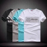PRADA プラダ ★安心★追跡付 Uネック 半袖Tシャツ 4色可選