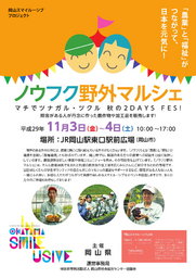 岡山スマイルーシブ☆ノウフク野外マルシェ