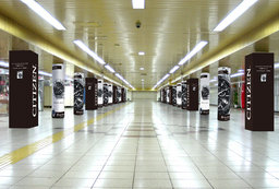 2種類のデジタル機器を使った日本初の広告展開