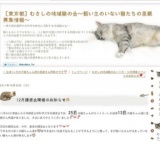 ［東京都］むさしの地域猫の会～12月譲渡会開催のお知らせ～