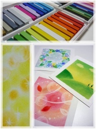 大人サークル【パステルアート】《母の日のカードを描こう》