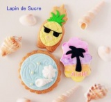 ハワイアンなアートクッキーを作りましょう