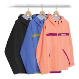 シュプリーム SUPREME taped seam jacket ジャケット ブラック オレンジ ブルー ナイロン ジッ...