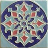 クエンカタイルの実演と色付けの“ちょこっと体験”