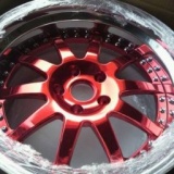 アルミホイール、センターハブ、センターボア拡大加工