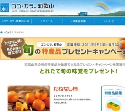 和歌山の旬の特産品プレゼント