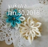 江戸つまみ細工 ワークショップ 『雪輪』の帯留め 基本講座２