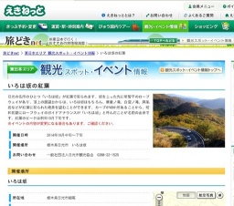 いろは坂の紅葉