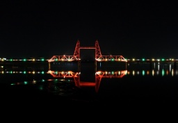 筑後川昇開橋ナイトクルーズ～有明海産”天然旅だしうなぎ”の組子膳会席付き・JR佐賀駅より送迎...