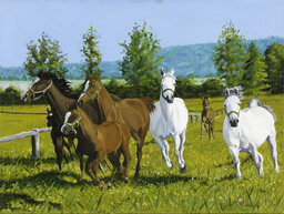 「絵画展 口と足で表現する世界の芸術家たち」