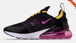 AIR MAX 270 BLK/PINK/YELLOW AH8050-006 2018新作ナイキ エア マックス 270 ブラック/ピンク/...