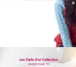 Les Clefs dor collection ファッションショー レクレドールコレクション 2016年夏始動