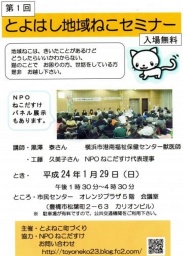 とよはし地域ねこセミナー
