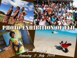 7/2(土) フィジー写真展オープニングパーティBE POSITIVE!!〜幸せ大国フィジーからの届け物〜