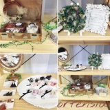 プリザーブドフラワーのリースアレンジレッスン