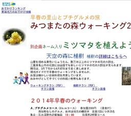 早春の里山とプチグルメの旅 みつまたの森ウォーキング ミツマタ祭り