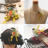 クリスマスイベント　親子で作るキラキラコサージュ