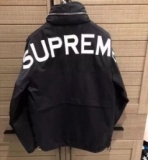 SUPREMEシュプリーム ジャケット アウターメンズ撥水裏起毛薄手コート長袖ブラック