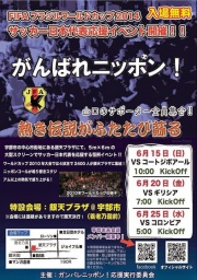 FIFAワールドカップブラジル2014パブリックビューイング@宇部市銀天エコプラ