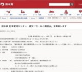 被災「犬・ねこ譲渡会」