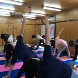 川崎平間　法田寺　お寺ヨガ