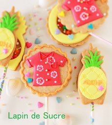 アートクッキーを作りましょう｢アロハクッキーポップス」