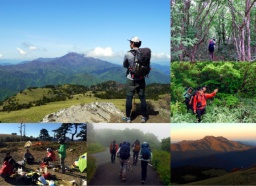 KOMPASスタッフ多田の山企画 石鎚山系キャンプトレッキング