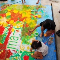 【静岡市・葵区】夏休み★親子アートワークショップ「色で遊ぼう！！」＠MARK IS 静岡 