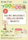 ９月６日（金）～８（日） 千葉県・アフラック主催 「がんを知る展」